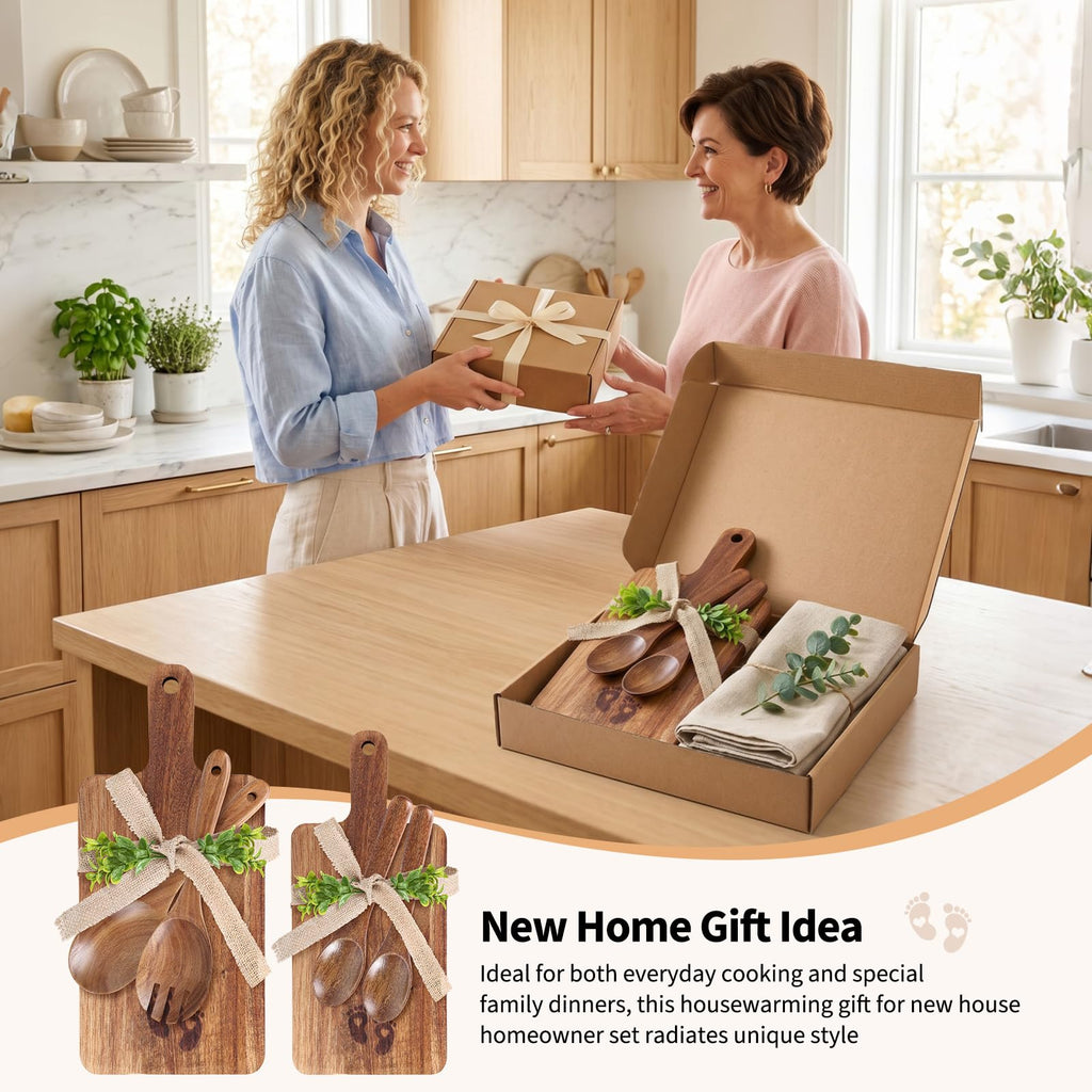 Merry Christmas Acacia Wood Cutting Board