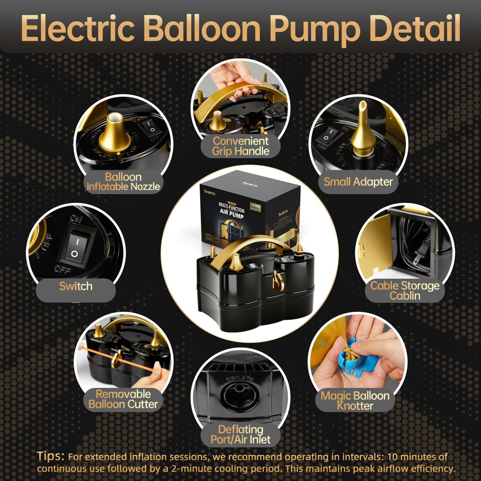Black Latex Party Balloons 12 Inch 100 Pack