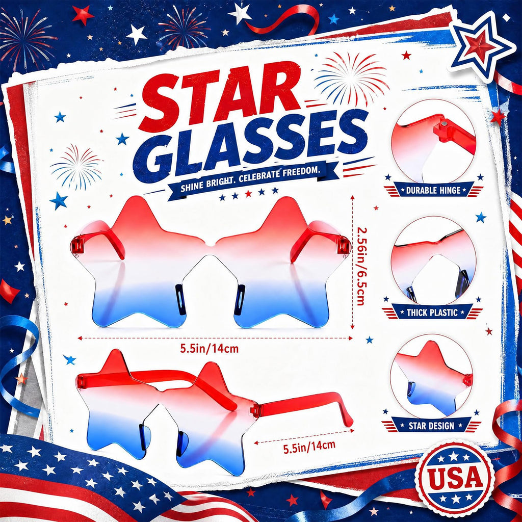 Party Favor Accessory Set with Headbands Necklaces and Glasses 96 Pack