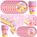 Princess Peppa Birthday Dinnerware Deluxe Set