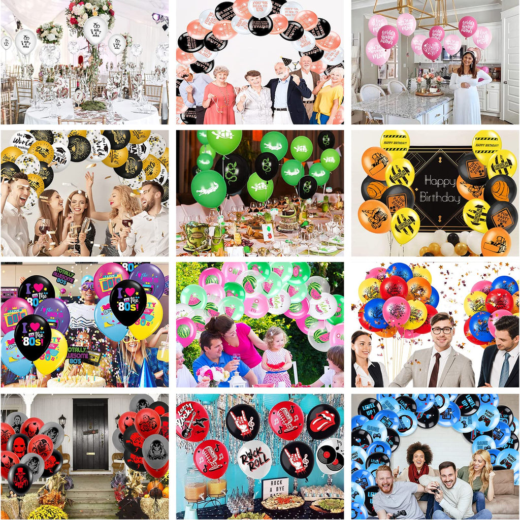 Custom Printed Balloons 1000 Pcs with Logo Photo or Text